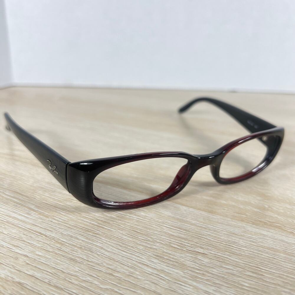 Ray-Ban RB2129 937 Oval Side Street Black/Red Sunglasses Frames ONLY Italy